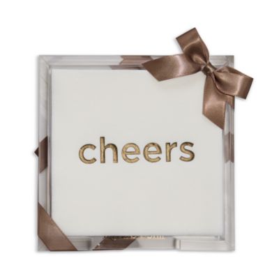 Cheers Cocktail Napkins, Set of 24