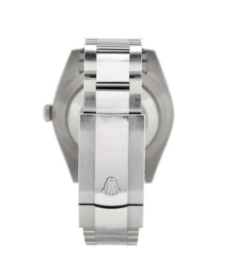 Oyster Perpetual Datejust Automatic Watch in Stainless Steel and White Gold 41mm
