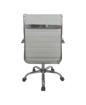 Tioga 37-inch Faux Leather Height Adjustable Swivel Office Chair