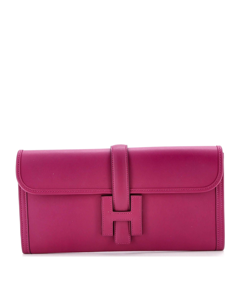 Click to view more detailed imagery on our partner's website Pre-owned Pre-owned Hermes Hermes 29 Jige Elan Clutch Swift In Pink