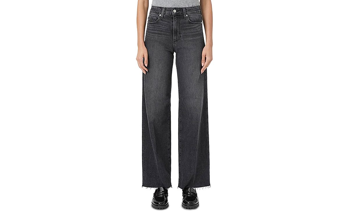 Paige Anessa High Rise Wide Leg Jeans
