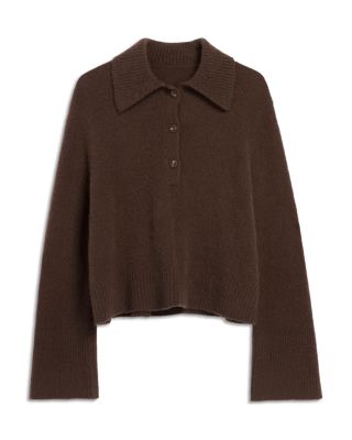 Cashmere Stevie Polo Sweater
