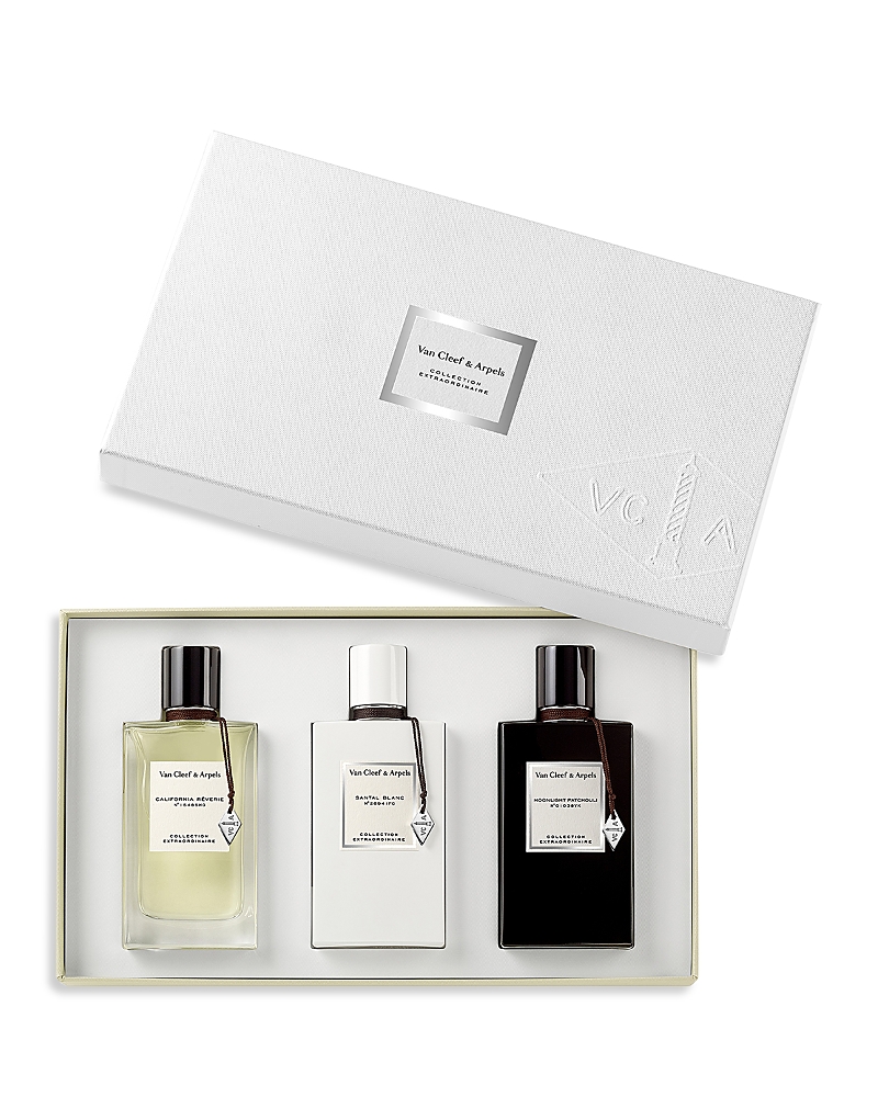 Van Cleef & Arpels Ollection Extraordinaire Eau De Parfum Gift Set 3 X 45ml In White