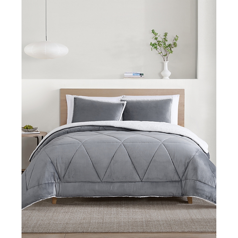 Ugg Avery Comforter Set, Full/queen In Gray