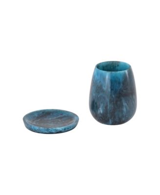  Rounded Swirl Resin Kiddush Cup