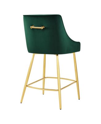 Discern Performance Velvet Counter Stool