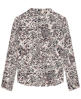  Women's Animal Print Long Sleeve Shirt