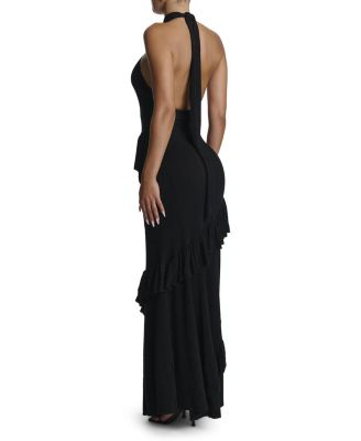 Knit Sleeveless Flare Maxi Dress