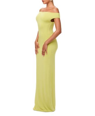 Smooth Off-Shoulder Maxi Dress
