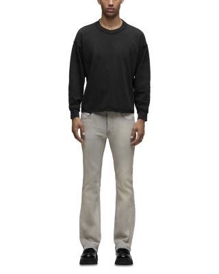 Walker Kick Flare Bootcut Jeans in Chalk Mist