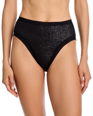 Racer Sequined Hipster Bottom