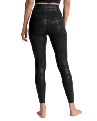 Plaid Shine 7/8 Leggings