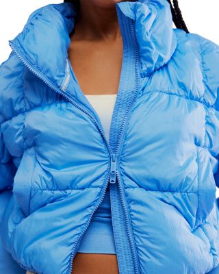 In a Bubble Puffer Coat