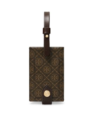T Monogram Coated Canvas Luggage Tag