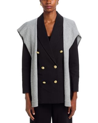 Walter Double Breasted Jacket with Shrug