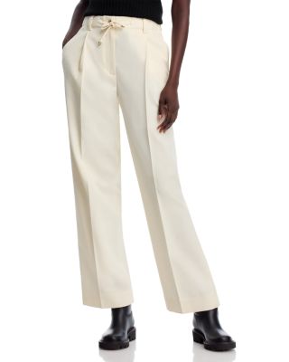 Wool Wide Leg Pants
