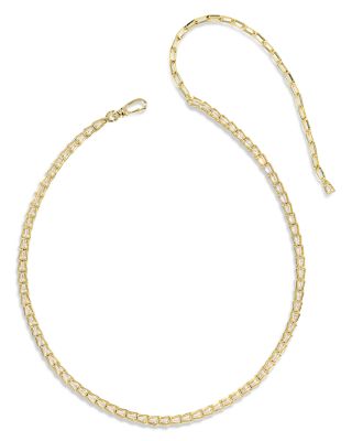 Bella Crystal Tennis Necklace, 20"