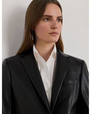Leather Blazer