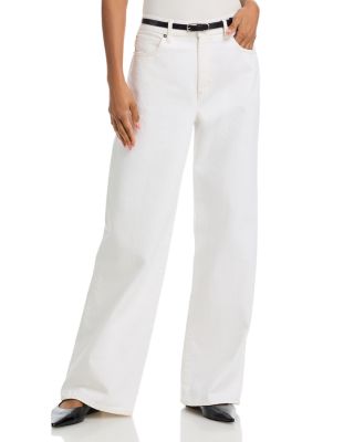 The Stroll High Rise Wide Leg Jeans in Au Natural