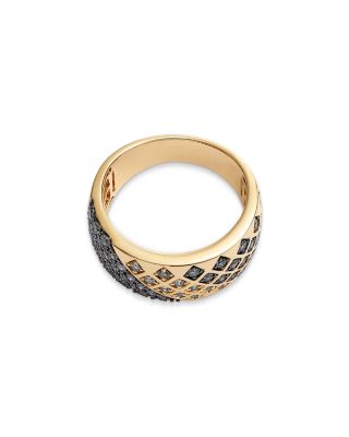 Diamond Brown Ombr&eacute; Ring in 14K Yellow Gold, 0.80 tcw