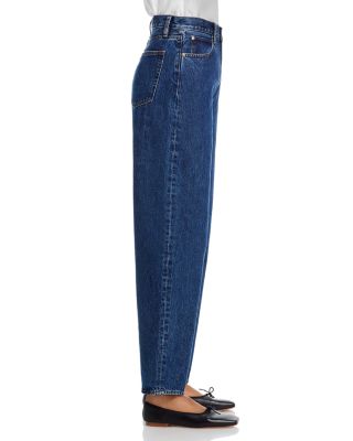 The Neat High Rise Barrel Jeans in Lavish
