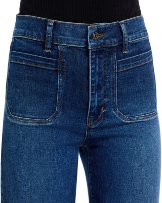 Le Slim Palazzo Modernist High Rise Jeans in Savior