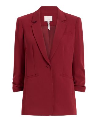 Khloe Ruched-Cuff Blazer