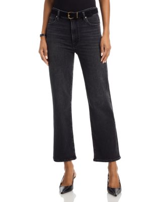 Le Sleek Straight High Rise Jeans in Starship
