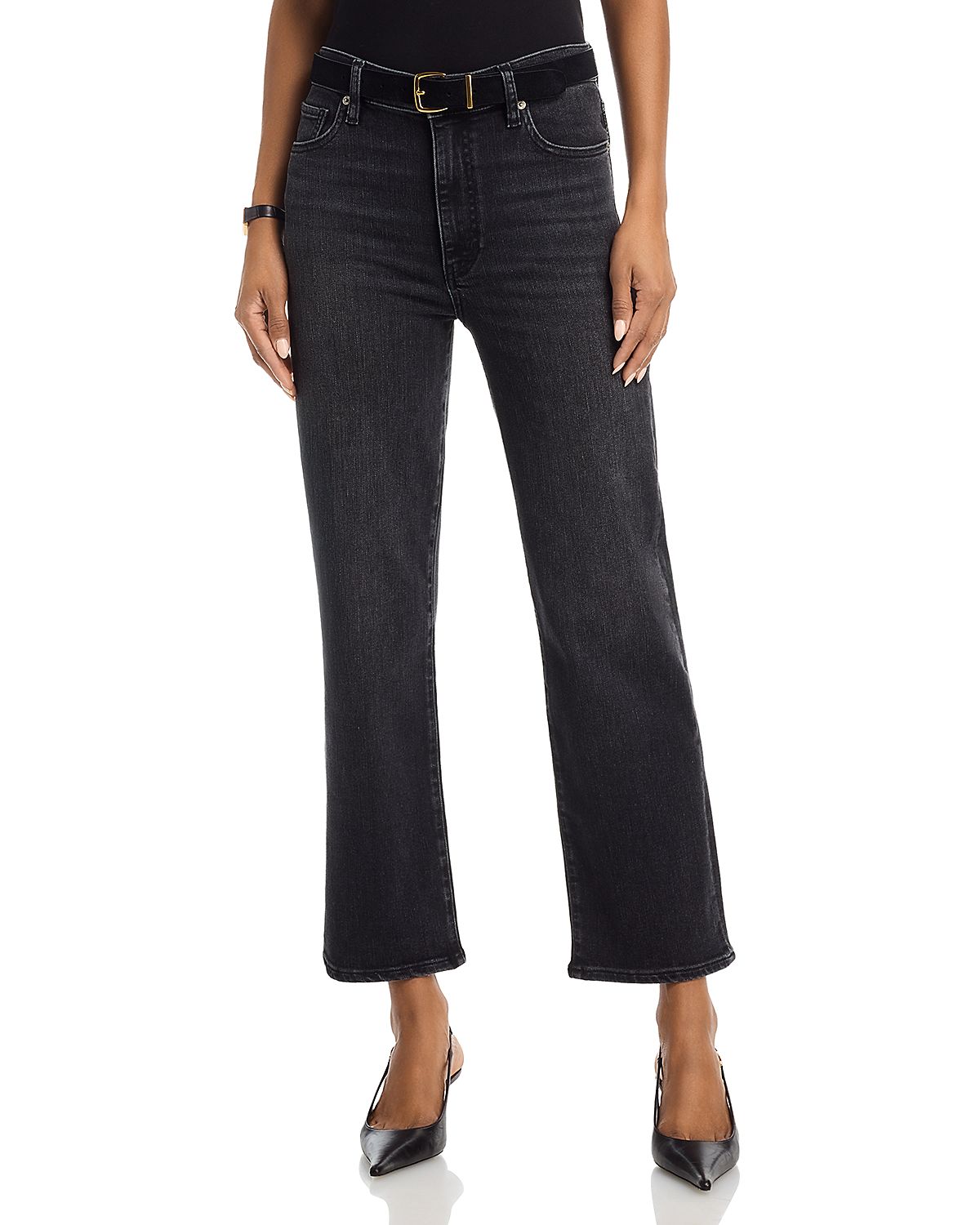 Frame Le Sleek Straight High Rise Jeans