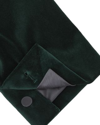 Apsara Peak Lapel Velvet Blazer