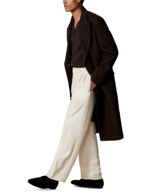 Twill Piped Long Sleeve Camp Shirt