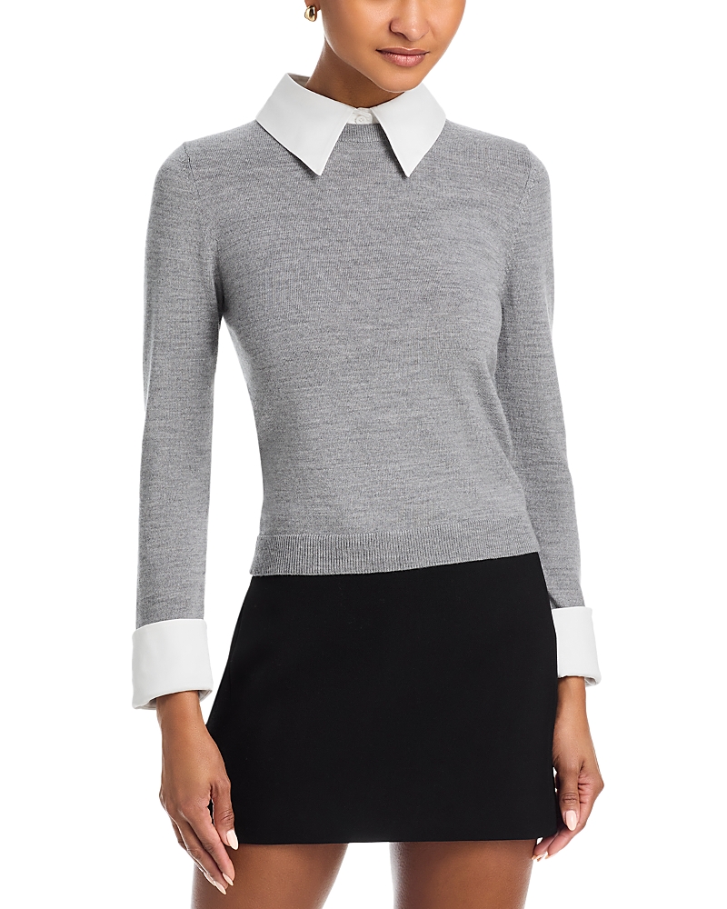 Alice and Olivia Porla Collared Sweater