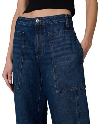 The Krista Mid Rise Barrel Jeans in Tasteful