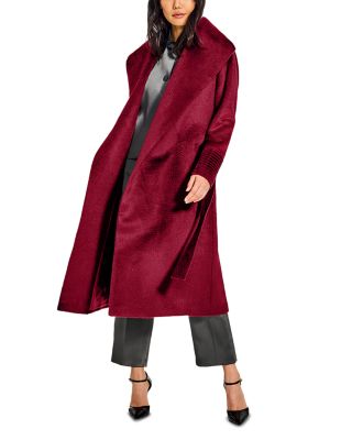 Suri Shawl Collar Long Wrap Coat