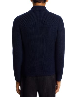 Brenta Textured Wool Cardigan