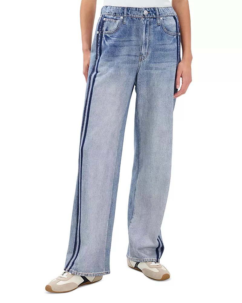 rag & bone Miramar Terry Wide Leg Track Pants