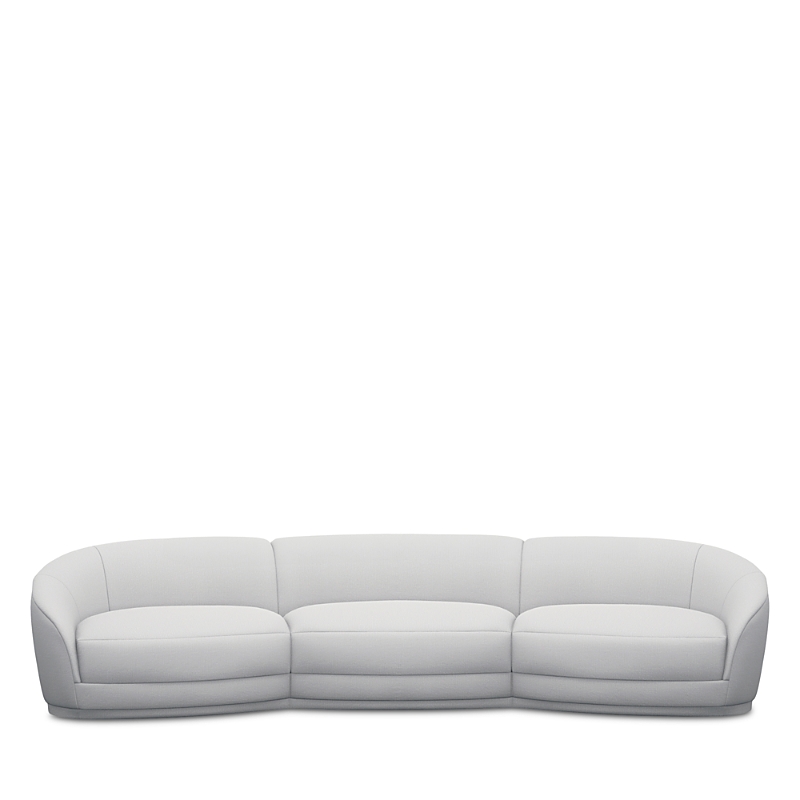 Interlude Home Lars Sectional Sofa In Gray