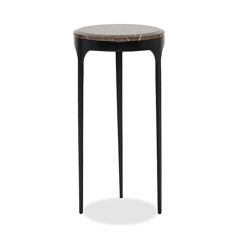 Interlude Home Camilla Drink Table In Brown