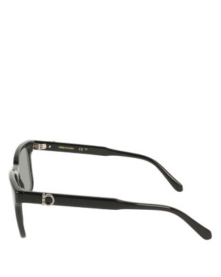 Solid Rectangular Sunglasses, 55mm