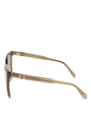 Solid Square Sunglasses, 57mm