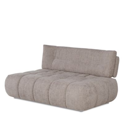 Ballare Armless Fabric Loveseatt