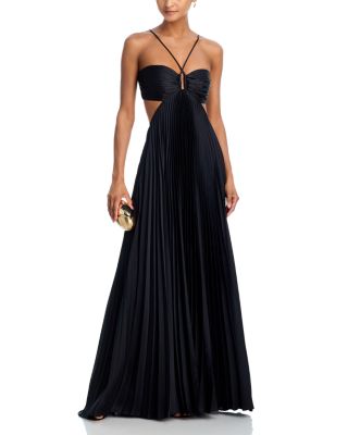 Moira Cutout Halter Dress