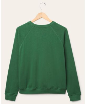  Women&#39;s NFL Green Bay Packers Football Raglan Crew Fleece