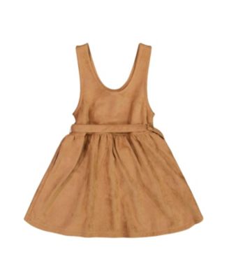 Girls' Stretch Suede Effect Jumper with Llama Bag - Little Kid