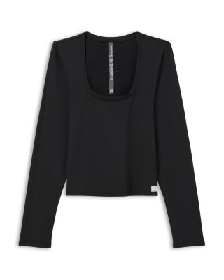 Long Sleeve Halo Essential Scoop Top