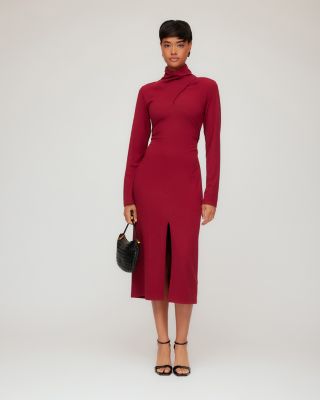 Tasha Turtleneck Midi Dress