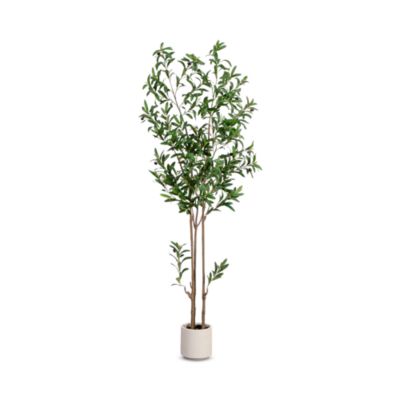 6&#39; Artificial Minimalist Olive Tree