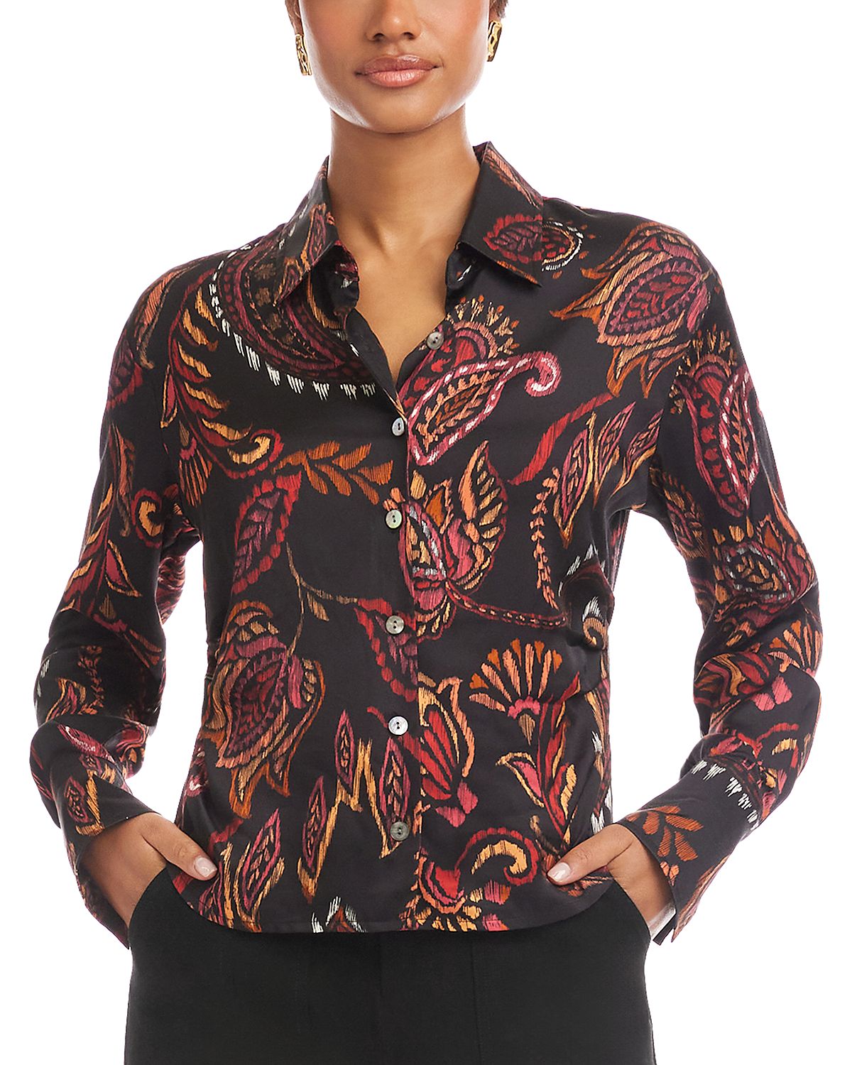 Fifteen Twenty Tawnie Side Pleat Shirt