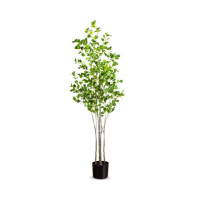 5' Artificial Heart Shaped Ficus Leaf Tree