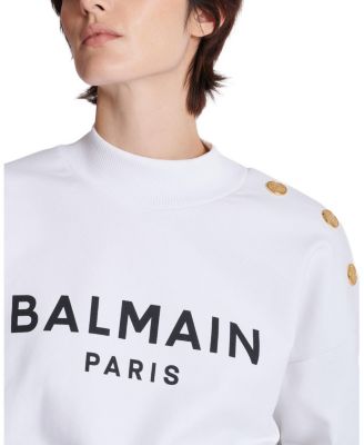  Printed Balmain Paris Sweatshirt